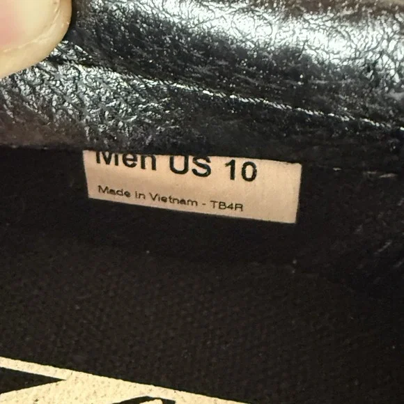 VANS  Classic Slip On Loafers Checkerboard Black Unisex Shoe Men's 10 Wmn's 11.5 - Picture 8 of 9